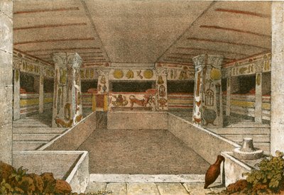 Sala Sepulcral em Caere de Philippe Benoist