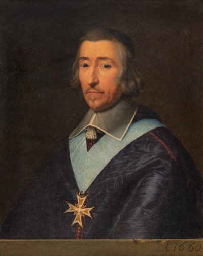 Retrato de Hardouin por Perefixe de Beaumont, c. 1660. de Philippe de Champaigne