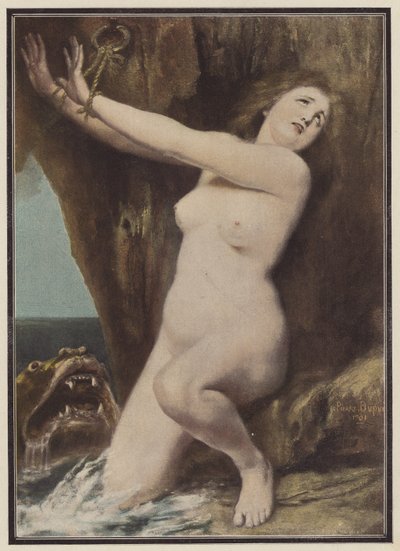 Andrômeda (lito colorido) de Philippe Felix Dupuis