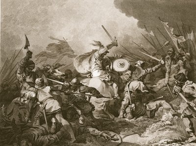 Die Schlacht von Hastings von Philippe Jacques de Loutherbourg