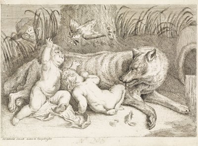 Rômulo e Remo de Philippe Lambert Joseph Spruyt