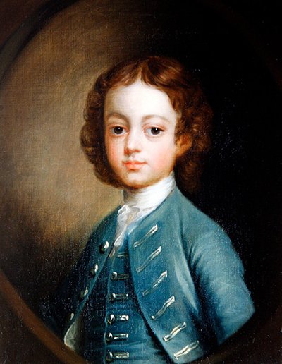 Um Retrato de um Jovem Rapaz (óleo sobre tela) de Philippe Mercier
