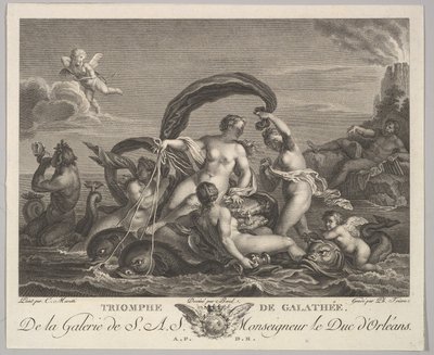 O triunfo de Galatea. de Philippe Triere