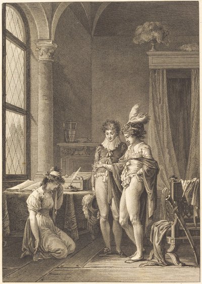 Mona Lisa: Perdão de Philippe Triere after Jean Baptiste Mallet