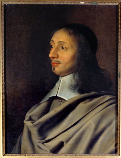 Retrato de Antoine Le Maistre (ou Lemaistre, Le Maitre) (1608-1646), professor de retórica e dicção do dramaturgo Jean Racine Uma grande figura do Jansenismo, era um membro da família Arnauld - Cópia de um retrato original perdido de Philippe de Cham de Philippe de (after) Champaigne