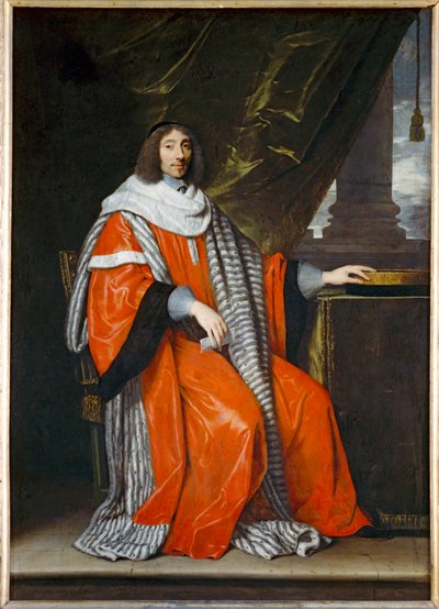 Jean-Antoine de Mesme, presidente do Parlamento de Paris - Jean-Antoine de Mesmes, presidente do Parlamento de Paris ... de Philippe de Champaigne