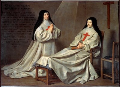 Port Royal: Retrato de Madre Catherine Agnes Arnauld e Irmã Catherine de Sainte Suzanne (Óleo sobre tela de Philippe de Champaigne