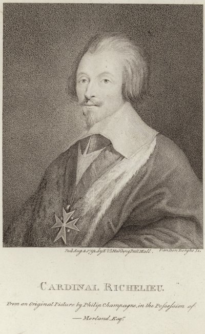 Retrato do Cardeal Richelieu de Philippe de Champaigne