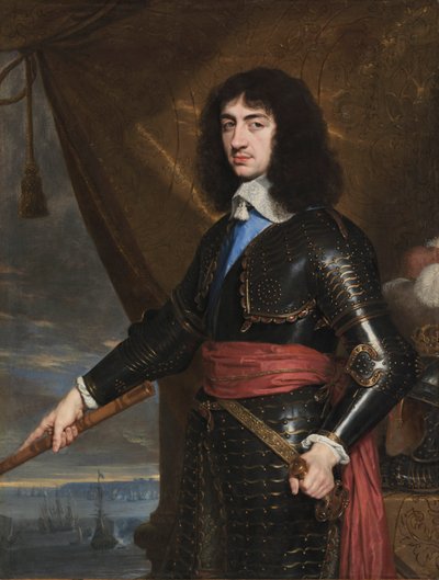 Retrato do rei Carlos II da Inglaterra de Philippe de Champaigne