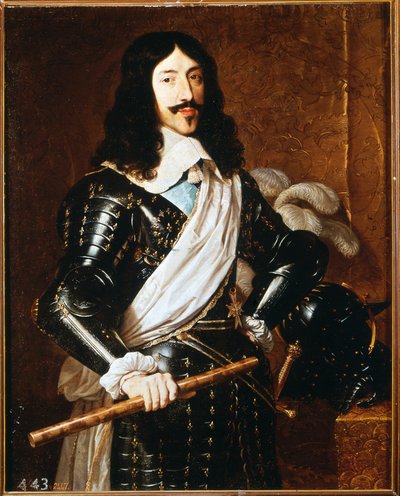 Retrato de Luís XIII (1601 - 1643) de Philippe de Champaigne, Museu do Prado, Madrid. de Philippe de Champaigne