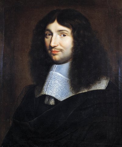 Retrato do homem, presumivelmente Jean Baptiste Colbert (1619-1683), pintado por Philippe de Champaigne (1602-1674) de Philippe de Champaigne