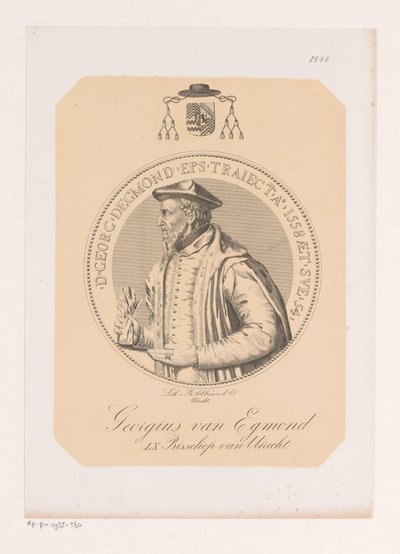Retrato de George de Egmont de Philippus Anthonius Alexander Kanne (attributed to)