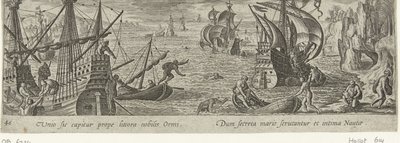 Oestervangst
Caça e pesca (título da série)
Venationes, Piscationes e Aucupii Typi (título da série) de Philips Galle (attributed to workshop of)