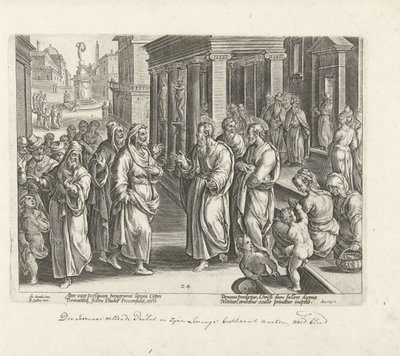 Paul disputa com o feiticeiro Elymas
Actos dos Apóstolos (título da série)
Acta Apostolorum (título da série) de Philips Galle (possibly)