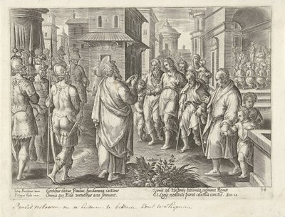 Paulo proclama os ensinamentos de Cristo em Roma
Actos dos Apóstolos (título da série)
Acta Apostolorum (título da série) de Philips Galle (possibly)