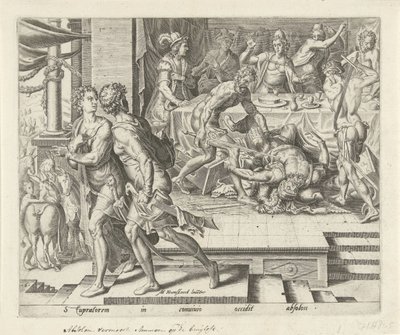 A vingança de Absalom
História de Tamar e Amnon (título da série) de Philips Galle