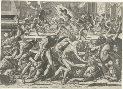 Batalha de gladiadores de Philips Galle