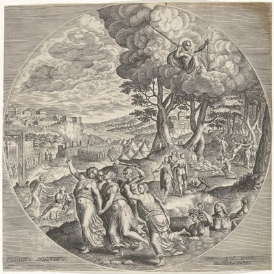 Idade do ferro
Ferreum saeculum (título sobre o objecto)
As quatro idades (título da série) de Philips Galle