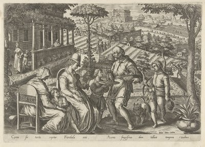 Caçar o papa-moscas
Cenas de caça (título da série)
Em quibus omne genus venationis, aucupij, piscatusque (título da série) de Philips Galle