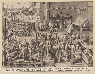 Justiça, de As Sete Virtudes de Philips Galle