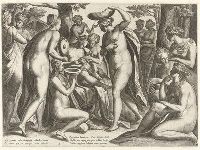 Elevação de Adónis
A história de Adónis (título da série) de Philips Galle