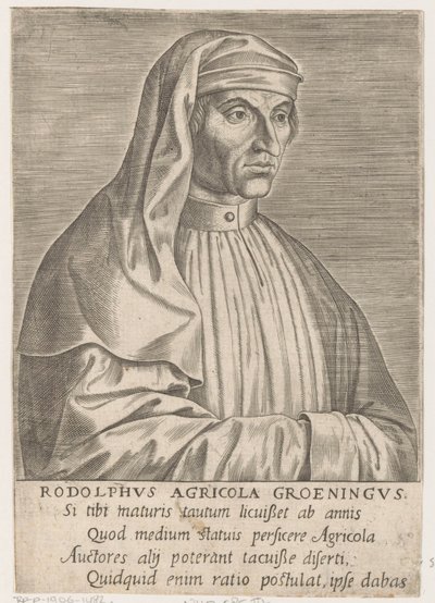 Retrato de Rudolf Agricola de Philips Galle