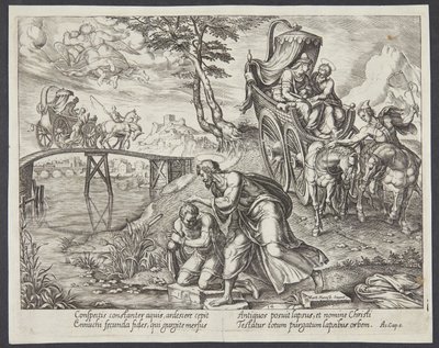 São Filipe batizando o eunuco de Philips Galle