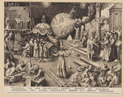 Temperança, de As Sete Virtudes de Philips Galle