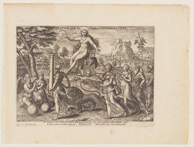 O Poder da Verdade [3 Esdras 4:36, 38], de Os Quatro Poderes Mais Fortes de Philips Galle