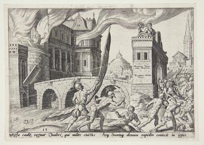 A captura de Tirsah de Philips Galle