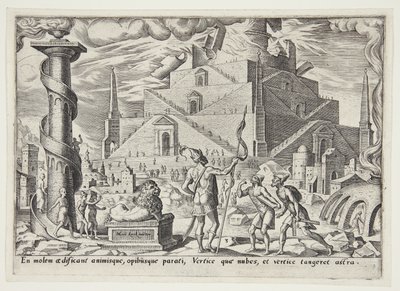 A torre de Babel de Philips Galle