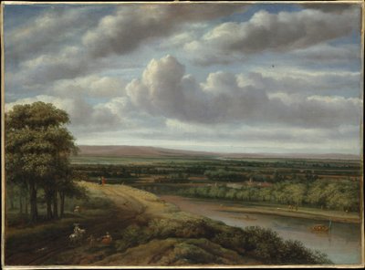 Extensa paisagem arborizada de Philips Koninck