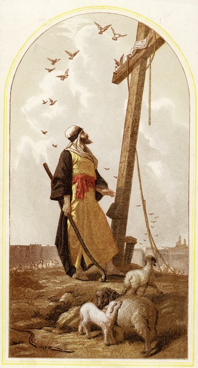 O pastor de Jerusalém (cromolito) de Phillip Richard Morris
