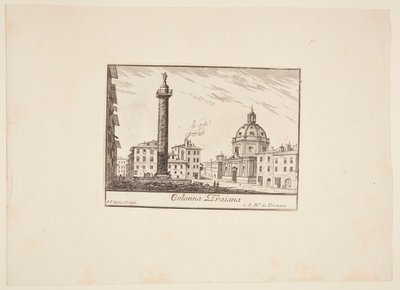 Dinamarquês: Coluna de Trajano. 1. Igreja de S. Maria de Fornari de Philothée Francois Duflos