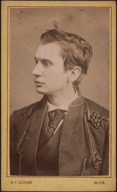 Leopold von Sacher-Masoch 1836-1895, c. 1880 de Photo studio Adolf F. Czihak.