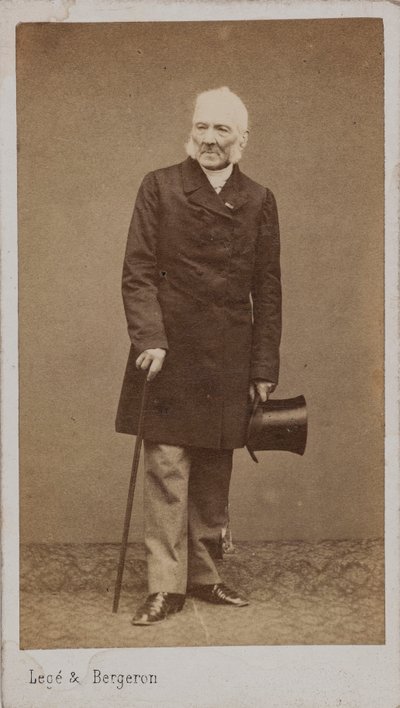 Retrato do Compositor Gustave Vogt 1781-1870. de Photo studio Legé and Bergeron.