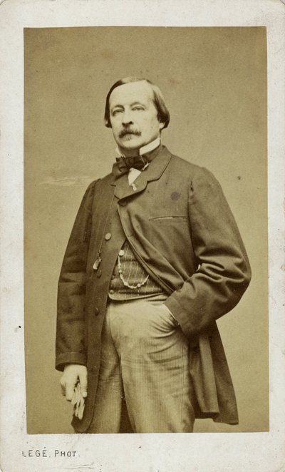 Retrato do pianista e compositor Félix Le Couppey 1811-1887. de Photo studio Legé and Bergeron.