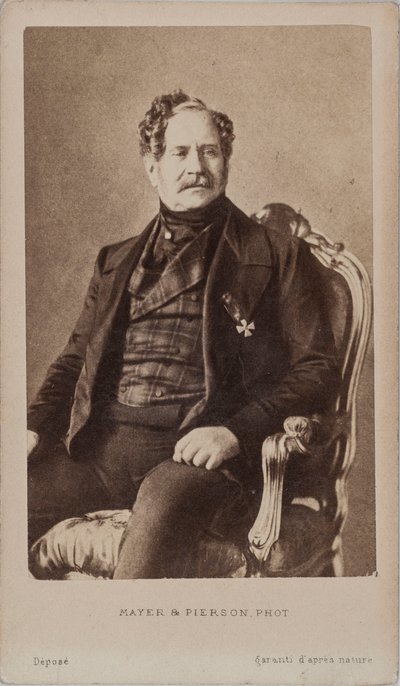 Retrato do Conde Nikolai Alexeyevich Orlov 1827-1885, c. 1875. de Photo studio Mayer and Pierson.
