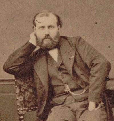 Retrato do compositor Charles Gounod 1818-1893, 1875. de Photo studio Mayer and Pierson.