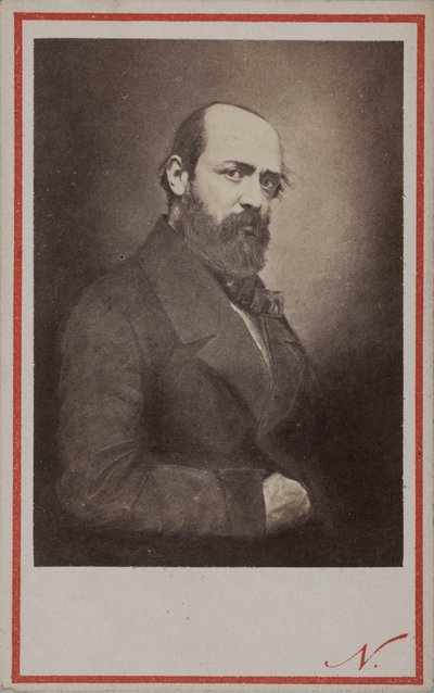 Retrato de Henri Murger 1822-1861, 1861. de Photo studio Nadar.