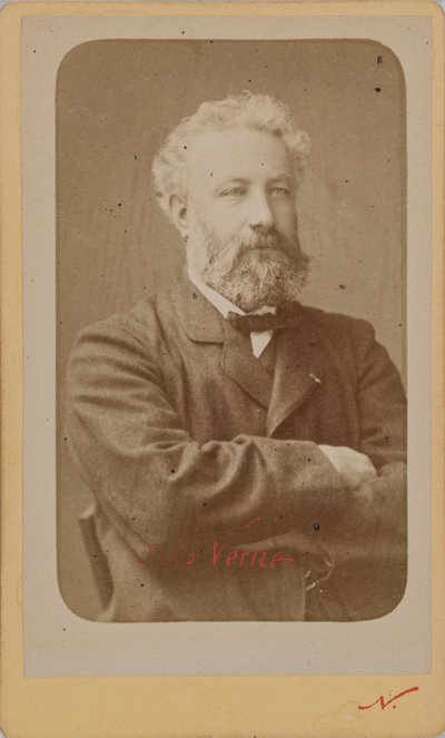 Retrato de Júlio Verne 1828-1905, c. 1870. de Photo studio Nadar.
