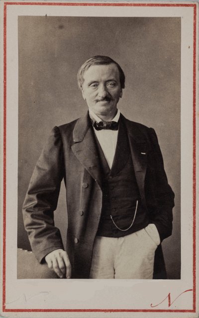Retrato do compositor Antoine Elwart 1808-1877, ca 1860. de Photo studio Nadar.