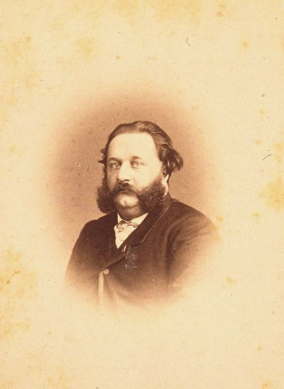 Retrato do compositor Alfred Jaëll 1832-1882, 1866. de Photo studio Paetz.