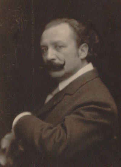 Retrato do Compositor Xavier Leroux 1863-1919, 1910. de Photo studio Paul Berger.