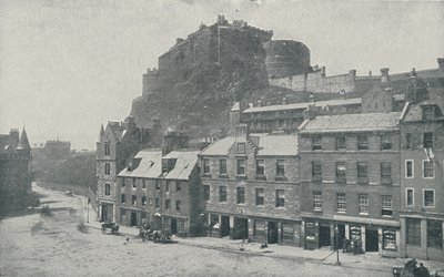 Castelo de Edimburgo, 1910 de Photochrom Co Ltd of London
