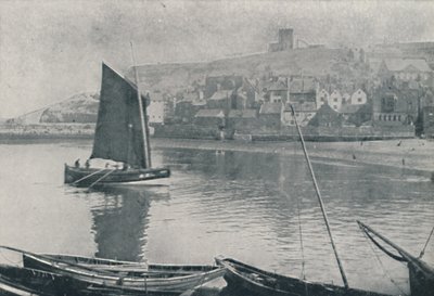 Porto de Whitby, 1910 de Photochrom Co Ltd of London