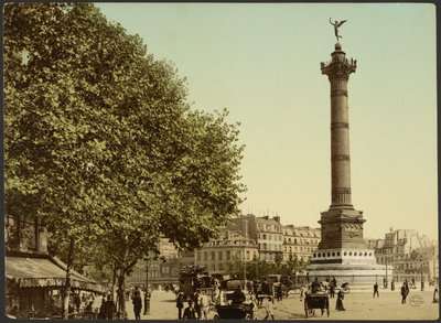 [Colonne de Juillet, Place de la Bastille, Paris, França]. de Photochrom Zürich