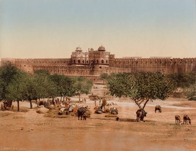 Agra. O forte de Photoglob Co. (Zurich, active c. 1890 1910)