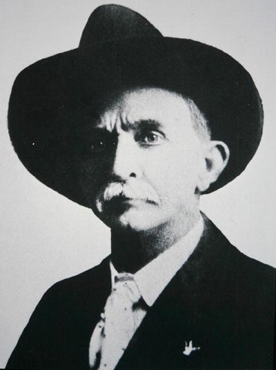 Capitão William Jesse McDonald (1852-1918) (foto a p/b) de Photographer American