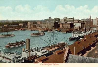 Circular Quay, Sydney (foto a cores) de Photographer Australian